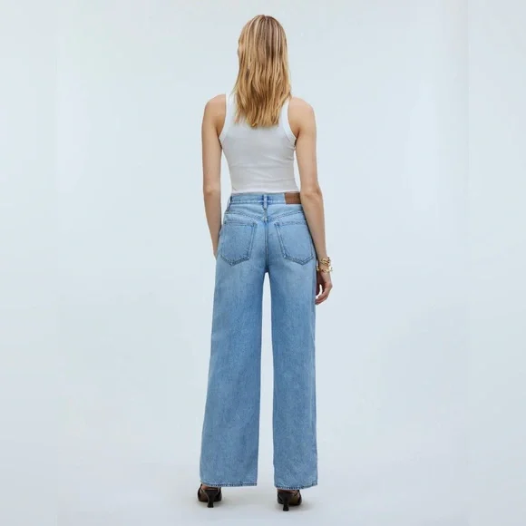 Madewell Superwide-Leg Airy Denim Edition Jean - Ahern wash - Size 30 - Picture 15 of 16
